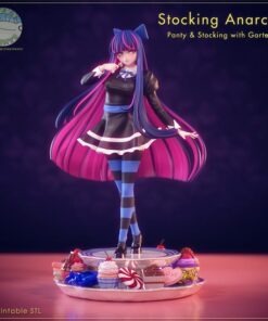 Alternative view of Stocking Anarchy (Panty & Stocking with Garterbelt) – Resin Figure 