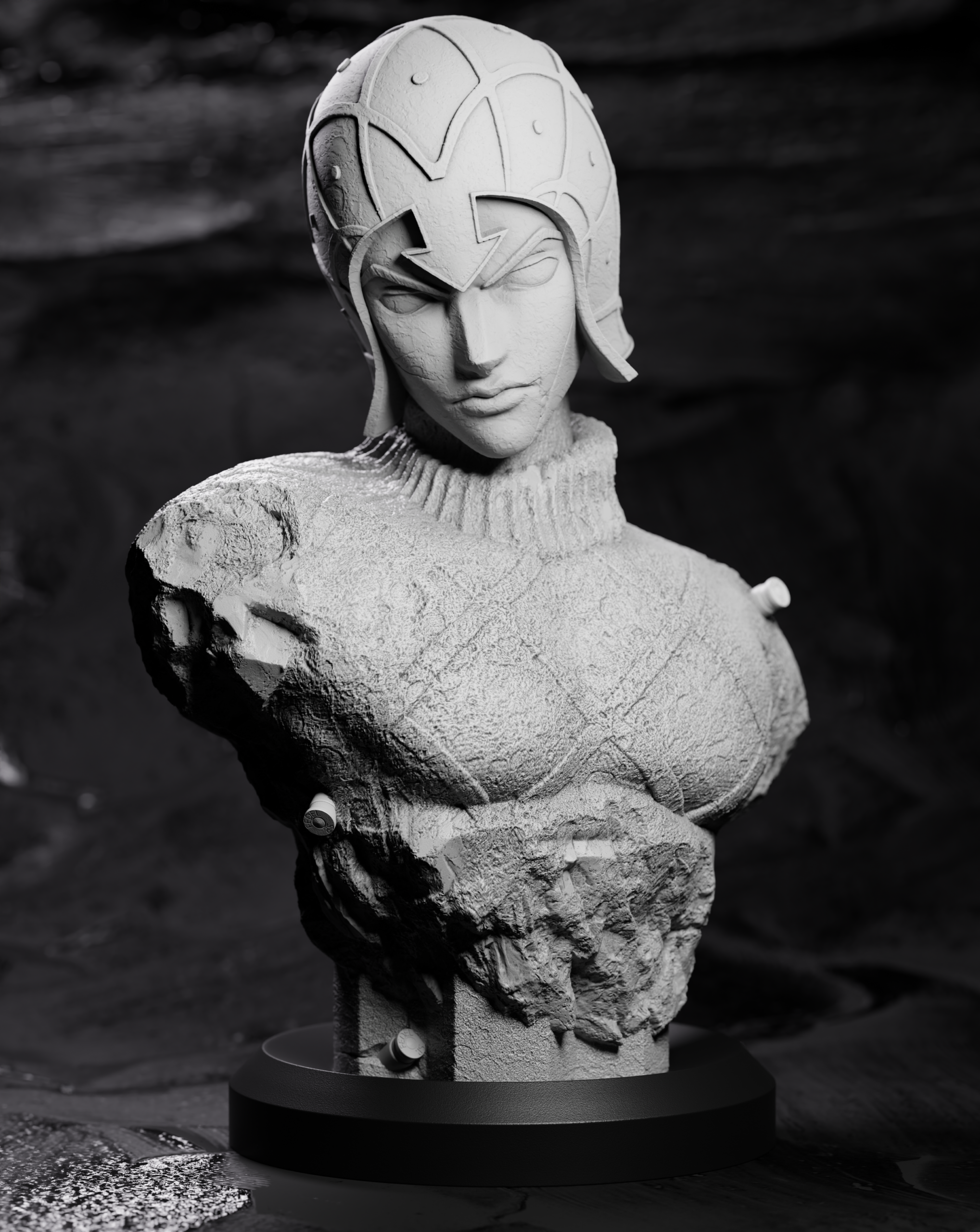 JoJo’s Bizarre Adventure 3D Printed Bust | Anime Collectible Statue - Image 4